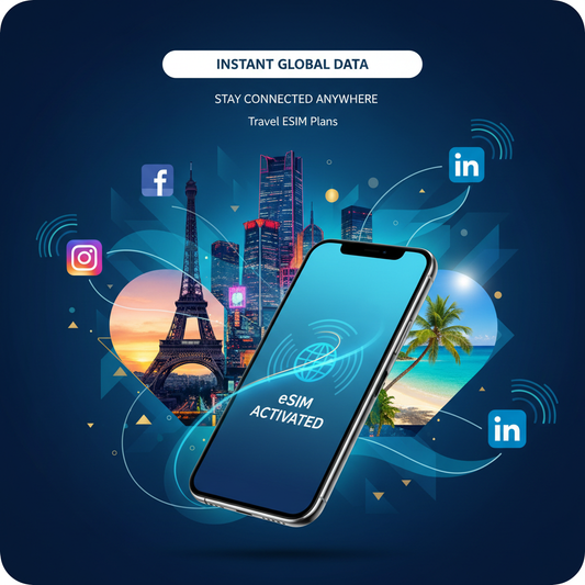 Stay Connected Worldwide: The Smart Traveller's Guide to eSIM Data Plans
