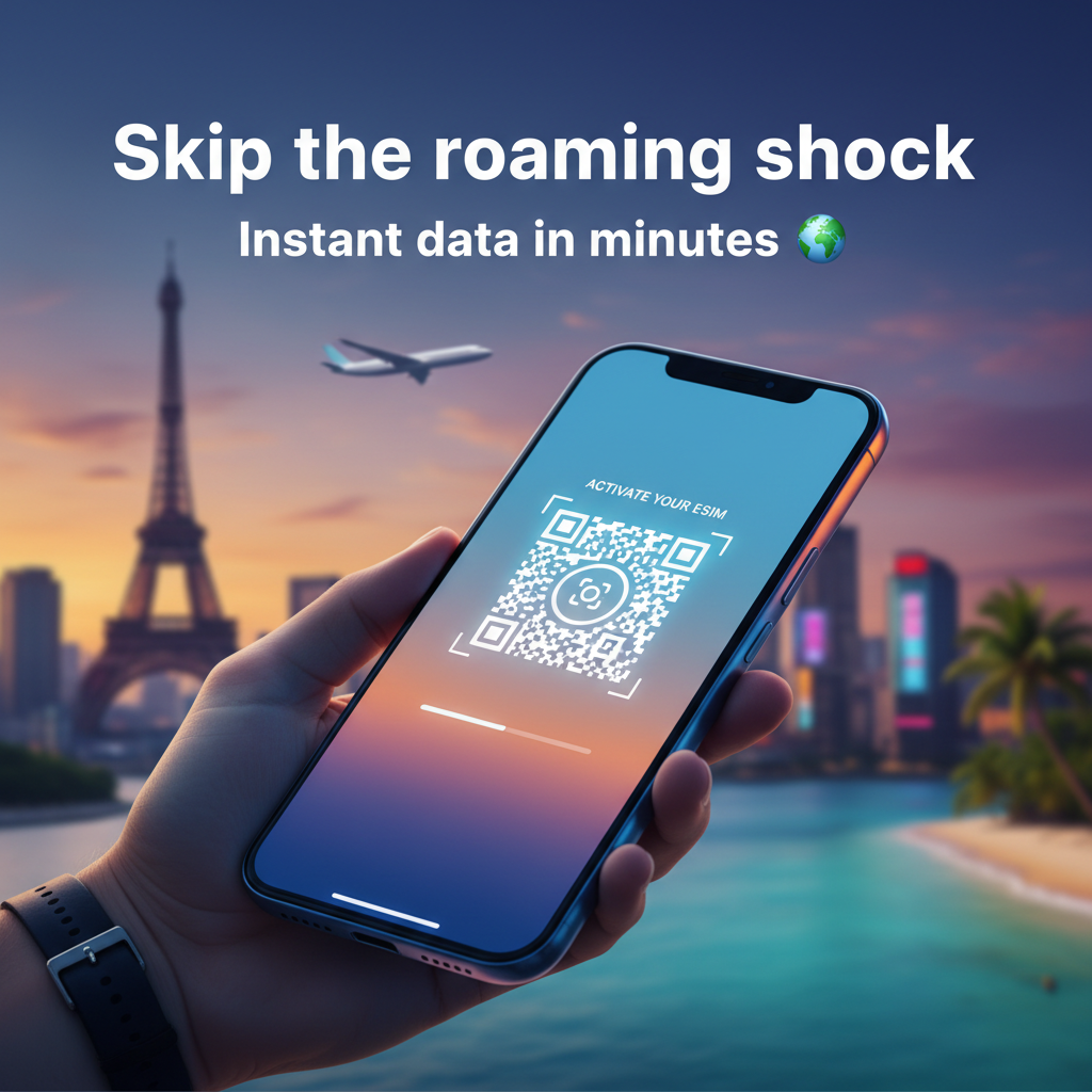 Skip the roaming shock: unlock instant data in minutes 🌍