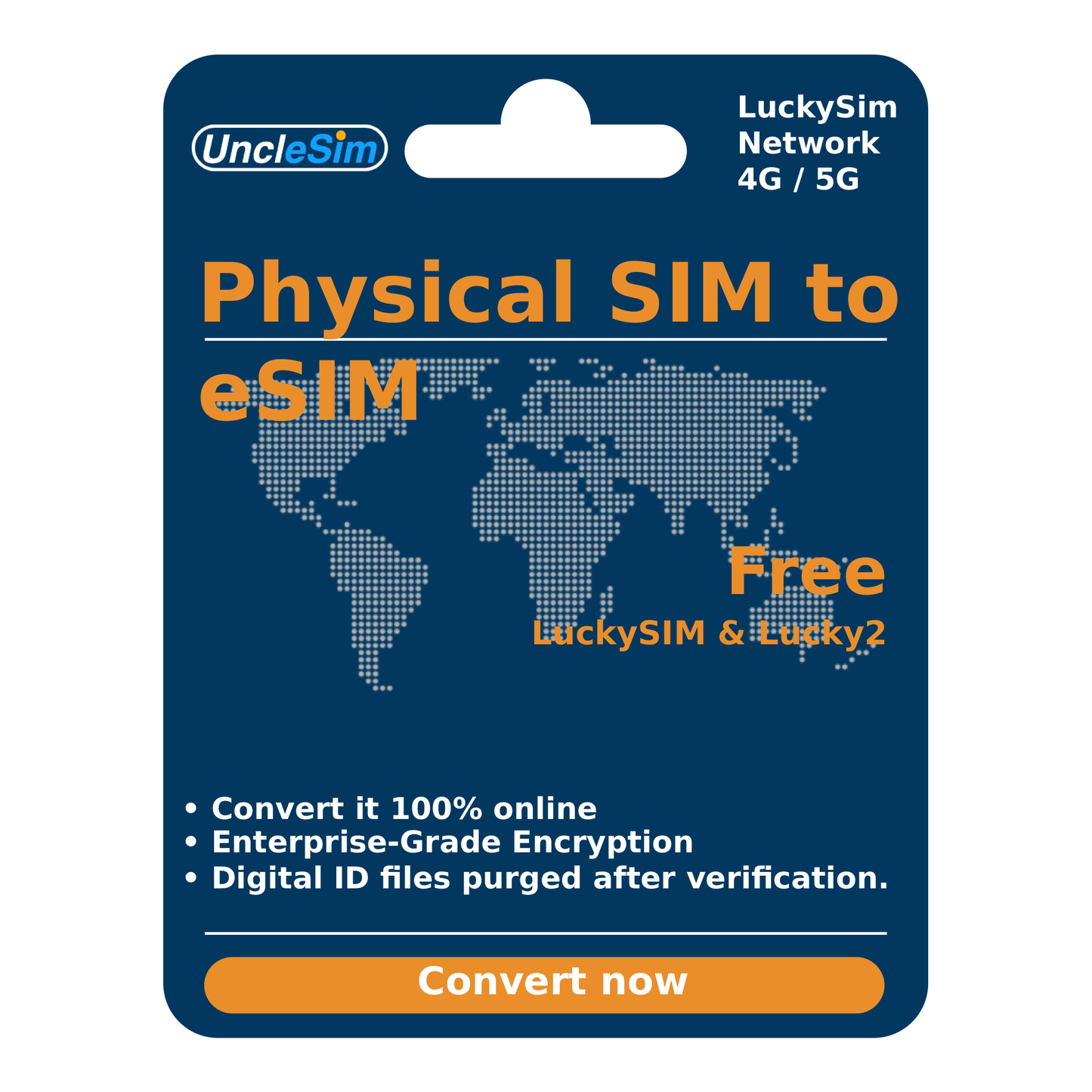 LuckySim Physical SIM to eSIM