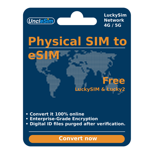LuckySim Physical SIM to eSIM