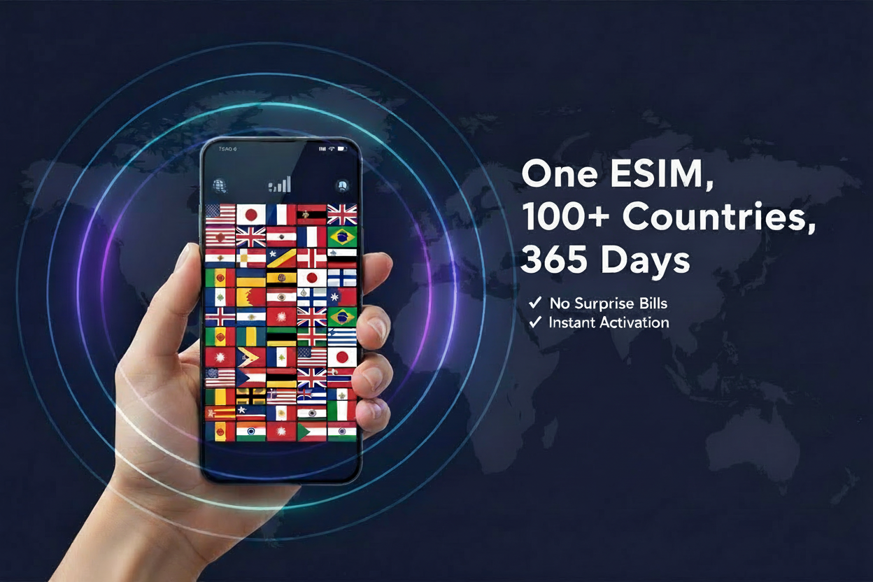 eSIM Hero Banner - 100+ Countries